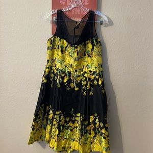 Black and yellow dress